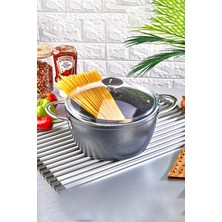 Polochef Galaksi Granit Derin Tencere 26 cm Siyah