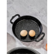 Polochef Crystal Döküm Granit 20 cm Yapışmaz Taban Yumurta,omlet,sucuk Sahan