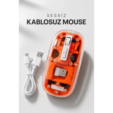 Motto Ticaret Kablosuz Mouse Fare 5.0 Bluetooth Bağlantılı USB Girişli