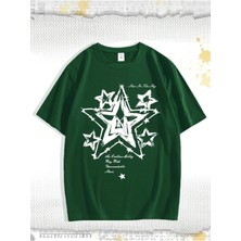 Luliana Baskılı Premium Kalite Yıkama Sokak Stili Oversize T-Shirt