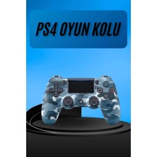 Ps4 Joystick Oyun Kolu Titreşimli Uzun Pil Ömrü USB Şarj Kablolu