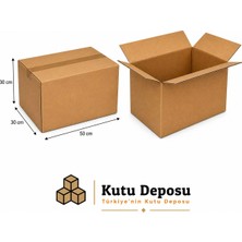 Kutu Deposu 30X50X30 cm Karton Kutu (10 Adet)