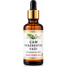 Safvital Çam Terebentin Yağı 50 ml Saç Bakım Yağı Bitkisel Saç Besleyici Damlalıklı Bakım Serumu Premium Bakım Yağı