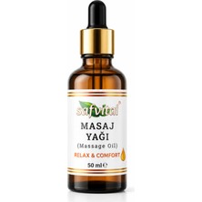 Safvital Masaj Yağı Rahatlatıcı Aromatik 50 ml Vücut Bakım ve Gevşeme Destekleyici Profesyonel Formüllü Bakım Yağı
