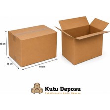 Kutu Deposu 40X60X40 cm Dayanıklı Taşınma Kolisi (10 Adet)