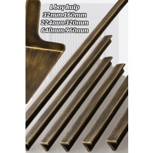 Eymen Meral Aksesuar L 32MM Antiksarı Kulp (Vidalar Dahildir) Çekmece Kulbu Mobilya Kulbu Metal Malzemeden Üretilmiş Olup Estetik Ergonomik Şık ve Kaliteli  Kulptur Not: Iki Vida Delik Arası 3.2cm Yani 32MM Dir