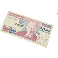 7. Emisyon 1.000.000 Türk Lirası Koleksiyon Para Hobi Hediye Antika Darpane Numismatikç