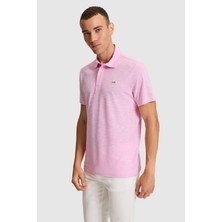 U.S. Polo Assn. Erkek Pembe Regular Fit Polo Yaka Tişört 50326969-VR041