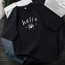 Luliana Baskılı Premium Kalite Yıkama Sokak Stili Oversize T-Shirt