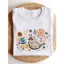 Luliana Baskılı Premium Kalite Yıkama Sokak Stili Oversize T-Shirt