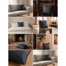 Lider Tekstil Parlak Dokuma Kumaş 40X40CM Dekoratif Kırlent Kılıfı