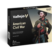 Vallejo 70256 16X18 Ml. American Civil War, Model Color Serisi Model Boyası Seti
