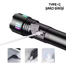 My Best Store Wison WS-9944 20W Zoomlu Fosforlu Metal Şarjlı El Feneri