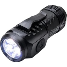 My Best Store 3 LED El Feneri 5 Modlu Güçlü Aydınlatma ve Metal Klipsli