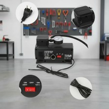 My Best Store 250 Psı Oto Hava Kompresörü - 220V ve 12V Uyumlu Yol Yardım Lastik Şişirme Pompası