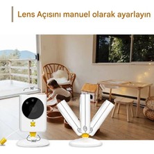 My Best Store Akıllı Bebek Kamerası Monitörlü Karşılıklı Konuşma Özellikli Sıcaklık Izleme 2.4 Inç