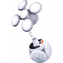 My Best Store 5 Kanatlı Bahçe Aydınlatma LED Askılı Solar Güneş Enerji USB Sarjlı