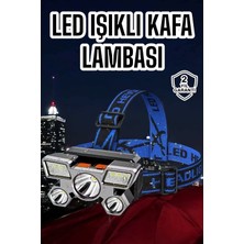 My Best Store Ultra Güçlü LED Işık Şarjlı Kafa Lambası Balıkçı Lambası Kafa Feneri