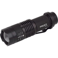 My Best Store Police Pc-11 Power Led+Zoom Kalem Pilli El Feneri