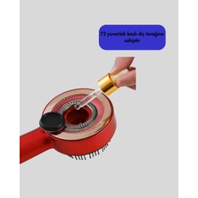 My Best Store Mikro Akım Teknolojili Elektrikli Saç Masaj Fırçası Yağ Uygulamalı