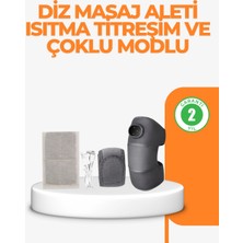 My Best Store Ntc Isı Kontrollü Diz Masaj Aleti Titreşim ve Isı Terapisi
