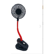 My Best Store Portatif Işıklı Mini Klipsli Fan