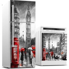 Esplendor Buzdolabı ve Bulaşık Makinası Beyaz Eşya Kaplama Londra Yağlıboya