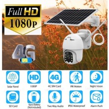 My Best Store Sim Kartlı 4g Ptz 360 Hareketli Solar Güneş Enerjili 1080P Kamera Türkçe Program Son Sürüm