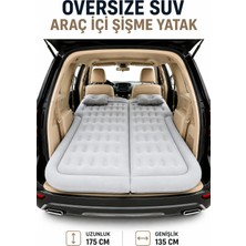 Yenilig Oversize Suv Araç Içi Şişme Yatak 175X135 cm Kamp Seyahat Araç Yatağı Çok Renkli