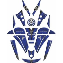 Gogo Premium Yamaha MT25 2020 - 2025 Uyumlu Full Tank Pad Set 005