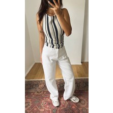Aida Fashion Pamuklu Palazzo Jeans