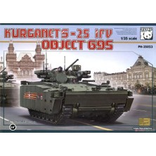 Panda Hobby Panda 35023 1/35 Ölçek, Kurganets-25 Ifv (Object 695), Muharebe Tankı Plastik Model Kiti