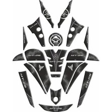 Gogo Premium Yamaha MT25 2020 - 2024 Uyumlu Full Tank Pad Set 006