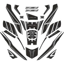 Gogo Premium Honda Pcx 2025 Uyumlu Tank Pad Set 004