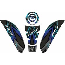 Gogo Premium Yamaha R7 2021 - 2025 Uyumlu Tank Pad Set 004