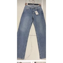 Aida Fashion Taşlı Dantelli Palazzo Jeans