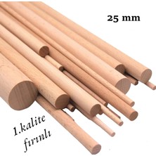 ncy Ahşap Kavale Çıta Çubuk Kavela 25 mm Yivsiz  100 cm 1 Adet