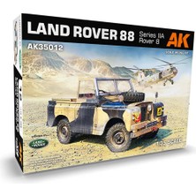 Ak Interactive Ak 35012 1/35 Ölçek, Land Rover 88 Series Iıa Rover B (Üstü Açık Jeep), Plastik Model Kiti