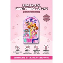 Upstyle Pinball Oyunu Paw Patrol Nostaljik Retro Eğitici El Oyunu Pilsiz 2+ Yaş Çocuk Oyuncak
