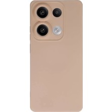 Nacario Redmi Note 13 4g Kılıf Nano Içi Kadife Silikon - Pudra