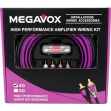 Megavox Amfi Kablo Seti 4 Ga - Y Kablo Hediyeli - Kaliteli Anfi Kablosu Seti 4ga - Tam Set