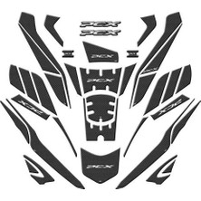 Gogo Premium Honda Pcx 2025 Uyumlu Tank Pad Set 001