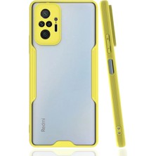 Xiaomi Redmi Note 10 Pro Kılıf Platin Silikon - Sarı