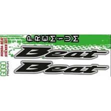Gogo Premium Honda Beat Uyumlu Sticker Seti 001