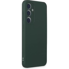 Samsung Galaxy A35 5g Kılıf First Silikon - Koyu Yeşil