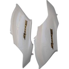 Honda Spacy 110 Sele Altı Yan Kapak Beyaz Takım Oem