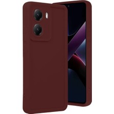 Xiaomi Poco X7 Pro Viera Silikon - Bordo