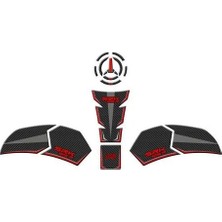 Gogo Premium Rks Srk 125 R 2023 - 2025 Uyumlu Tank Pad Set 003