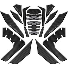 Gogo Premium Honda Forza 2021 - 2025 Uyumlu Tank Pad Set 008