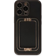 Apple iPhone 13 Pro Kılıf Coco Elit Kapak - Siyah